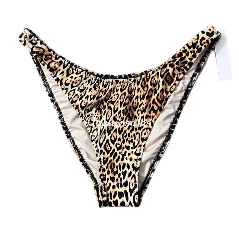 Victorias Secret Swim Escondido Brazilian Sexy Bikini Bottom animal print